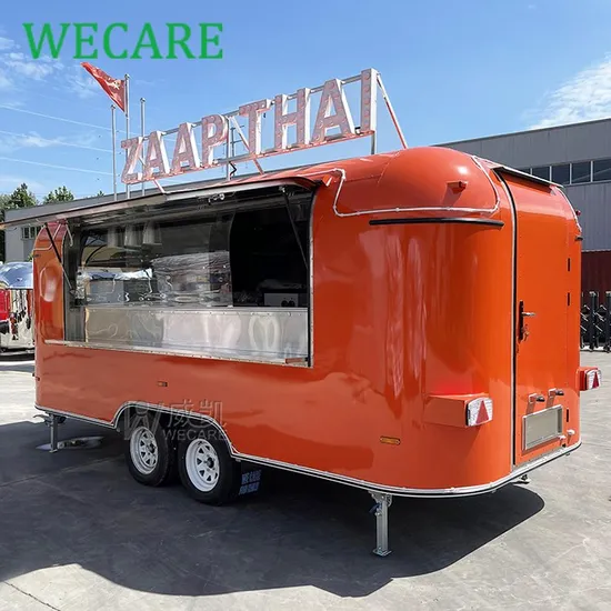 Wecare Smart Design Mobile Concession Food Carts Trailer Purchase Remorque Food Truck Fully Equipped Kitchen for Sale in USA