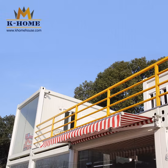 Contêiner de loja conveniente portátil pré-fabricada de baixo custo