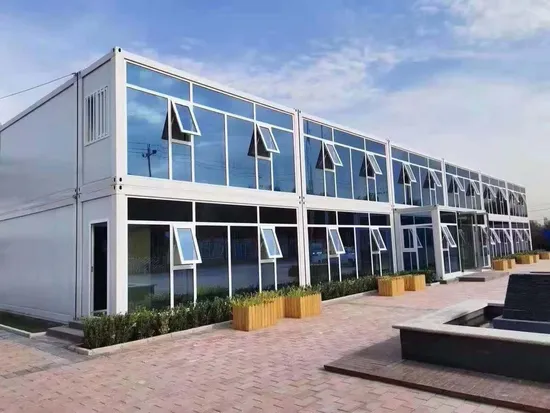 Soluções de habitação de baixo custo para canteiro de obras Casa de contêiner de 20 pés para campo de trabalho