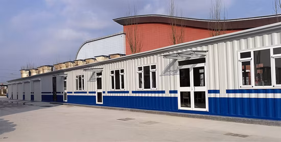 Contêiner casa pré-fabricada modular pré-fabricada casa contêiner casa contêiner escritório com ISO9001