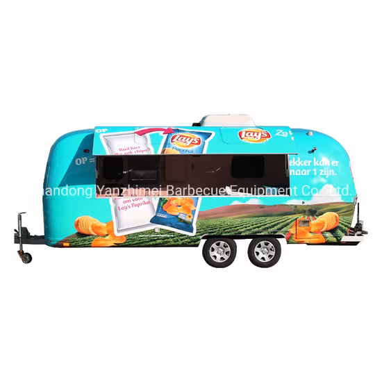 Trailer de comida móvel vendido diretamente da fábrica Airstream